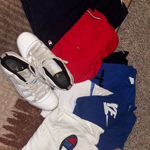 Name brand T-Shirts with Jordan Sneakers